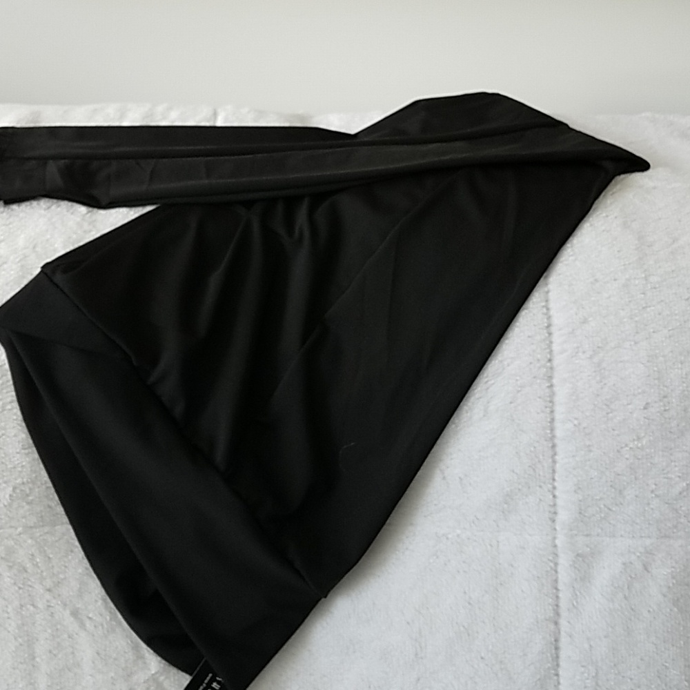 Black pull on pants